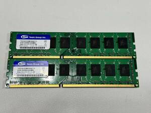 【中古】Team 8GB DDR3 1600 x2枚 計16GB TED38192M1600C11