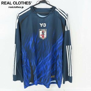 ☆Y-3/ワイスリー サッカー日本代表 2024 ホーム オーセンティック 長袖ユニフォーム IS5611/4XL /000