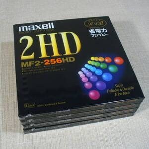 maxell　MF2-256HD　3.5型フロッピーディスク2HD　4枚セット　未開封品！