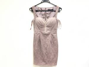 1円～　ROBE de FLEURS Glossy ローブドフルールグロッシー ミニドレス Mサイズ【TK250008】