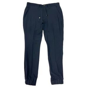 junhashimoto ジュンハシモト　WOOL JOGGER PANTS ネイビー サイズ:3