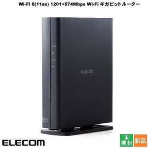 エレコム ELECOM 無線LANルーター親機 Wi-Fi 6(11ax) 1201+574Mbps Wi-Fi ギガビットルーター