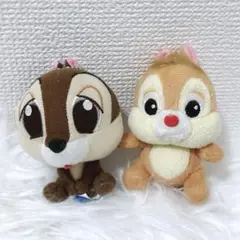 チップとデール　ぬいぐるみ　セット　Disney ディズニー　キーホルダー