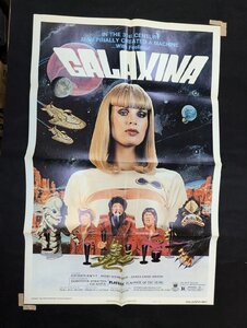 長E186/US版1sh 映画ポスター【Galaxina】（ギャラクシーナ）監督ウィリアム・サッチス/ORG/STYLE B 800120/1円～