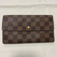 LOUIS VUITTON ダミエ ポルトフォイユ 長財布 エベヌ ブラウン