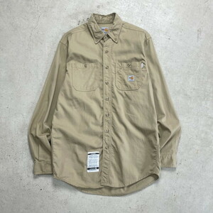 Carhartt カーハート FR 長袖 ワークシャツ ボタンダウン メンズXL相当