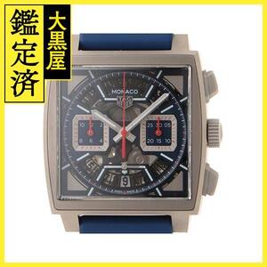 TAG　HEUER　タグホイヤー　モナコクロノグラフ　CBL2182.FT6235　チタン　レザー/ラバー自動巻き2147100538540【432】