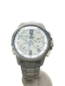 CASIO◆ソーラー腕時計・OCEANUS/アナログ/SLV/OCW-T2000-7AJF