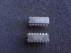 Toshiba製　TC4071BP (Quad 2-Input OR Gate )　2個セット 