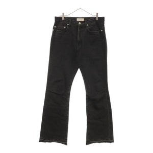 Jieda ジエダ USED FLARE DENIM PANTS ユーズド フレア デニムパンツ Jie-STD-PT05-USED-A ブラック