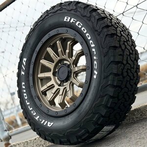 225/70R16 BFGoodrich ALL-Terrain KO2 ホワイトレター デリカD5 CX5 RAV4 16インチ タイヤホイールセット ロックフォース BR