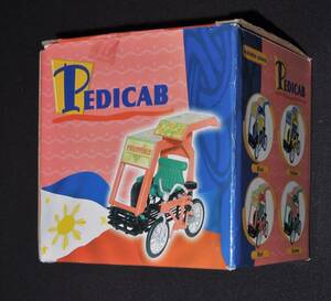 PEDICAB　ぺディキャブ　赤　フィリピン　三輪カー　ダイキャスト　完成品　ミニカー　開封品