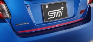 【ＳＵＢＡＲＵ・ＷＲＸ】ＳＴＩトランクリッドガーニッシュ（チェリーレッド）【スバル】 WRX STI VAB ★ST91042VV080