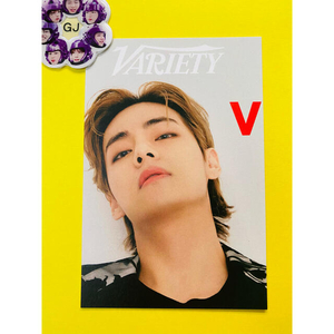 bts　アメリカ雑誌　VARIETY　スペシャルフォト テヒョンV　ポストカード