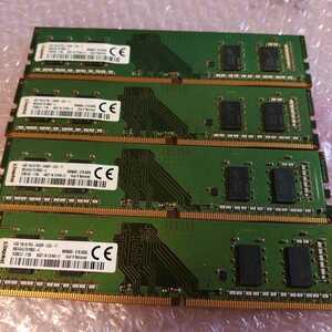 Kingston 4GB x 4枚 合計 16GB DDR4 PC4-2400R RB24D4U7S1MBD-4 管54GMD