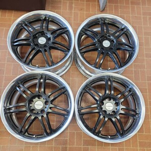 深リム　WORK　VARIANZA　18インチ　7.5J+51　5H-114.3　中古