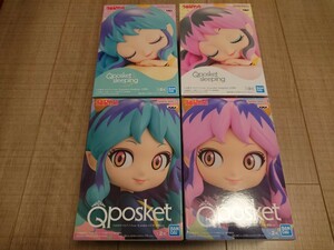 うる星やつら アニメver. Q posket sleeping LUM 全2種 Q posket LUM 制服ver. 全2種 ラムちゃん フィギュア セット