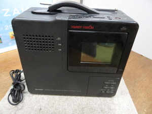 kh00424 Sharp portable video cassette recorder with lcd tv vc-l40 本体のみ　ジャンク品