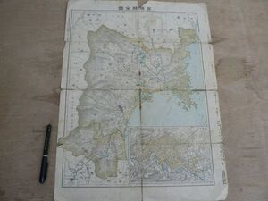 地図 宮城県全図 昭和3年 1928年 雄文館/地図⑥