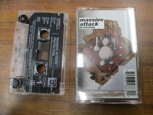 S-4122【カセットテープ】UK版 / MASSIVE ATTACK Protection マッシヴアタック wbrmc2 cassette tape