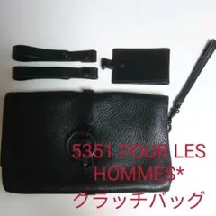 *5351 POUR LES HOMMES*クラッチバッグ*