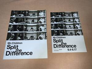 ★映画パンフレット+チラシ★『Mr.Children / Split the Difference』（ミスターチルドレン スプリット・ザ・ディファレンス）