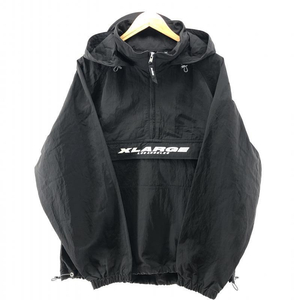 【中古】X-LARGE アノラックパーカー ブラック L　エクストララージ[240024452836]