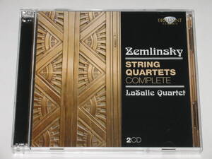 2枚組CD ラサール弦楽四重奏団『ツェムリンスキー：弦楽四重奏曲全集』Zemlinsky: Complete String Quartets