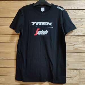 支給品　Tシャツ　TREK Segafredo　サイクルジャージ　トレックセガフレード　黒　BONTRAGER　ボントレガー　SRAM　Splunk　SMS　Santini