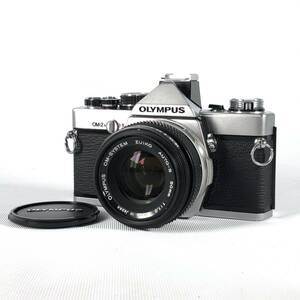 【整備済み】 OLYMPUS OM-2N + ZUIKO AUTO-S 50mm F1.8 オリンパス フィルム 一眼レフ カメラ ヱOA4a