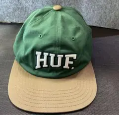 早い者勝ちです！ HUF ハフ　キャップ グリーン ビンテージ