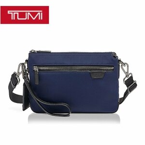 未使用 TUMI バッグ ワンショルダー ボディバッグ 斜め掛け ネイビー