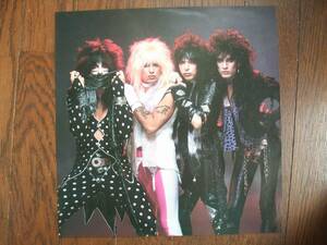 ☆ ポスター (ライナー)　モトリークルー　Motley Crue