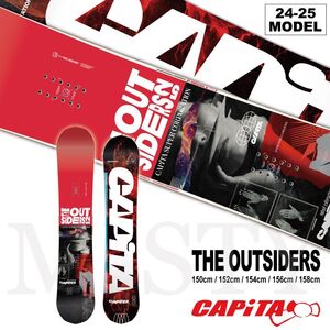 新品未使用 24-25 CAPITA BOARD THE OUTSIDERS 150cm 安心保証 即日発送 本体 土日祝発送OK