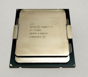 ■Intel Core i7-7740X SR3FP 4.30GHz LGA2066 8MBキャッシュ 4コア8スレッド ターボブースト 4.50GHz