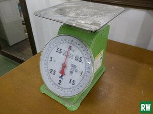 上皿はかり 4kg シンワ 幅200×奥行260×高さ270mm 目量10g アナログ 計量確認済 秤 計量器 計り [2]