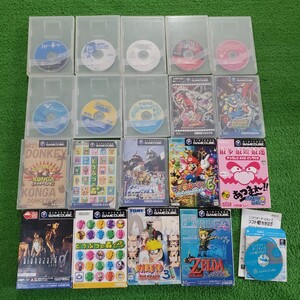 GAMECUBE ゲームキューブ ソフト ディスク 20本 まとめ売り 大乱闘スマッシュブラザーズ マリオパーティ どうぶつの森 ゼルダの伝説