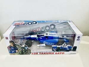 【送料無料】1/18 GreenLight ANDRETTI HONDA アンドレッティ ホンダ DW12 佐藤琢磨 INDIANAPOLIS インディ 500 Champion 2017 スリーブ付