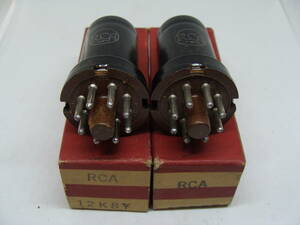 真空管 12K8 RCA 2本 箱入り 3ヶ月保証 #010