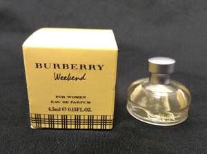 【未使用・保管品】 BURBERRY Weekend FOR WOMEN　ミニチュア　未開封　4.5ml