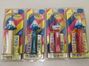 新品未開封 PEZ ペッツ スマーフ 4種セット