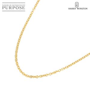 ハリー ウィンストン HARRY WINSTON チェーン ネックレス 41cm K18 YG イエローゴールド 750 Necklace 90261392