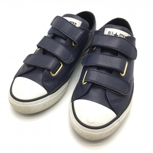 【美品】コンバース ゴルフシューズ ネイビー×白 オールスター 33600081 スパイクレス レディース 23.5 ゴルフウェア CONVERSE