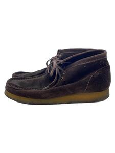 Clarks◆ワラビー/シューズ/UK9.5/BRW/スウェード