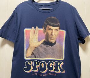 STAR TREKスタートレックSPOCKTシャツ L古着 映画　ムービー　アニメ