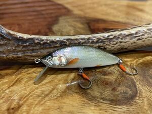 T.C.G Handmade Lures 50s No.13 ハンドメイドミノー アワビ貼り ハンドメイドルアー