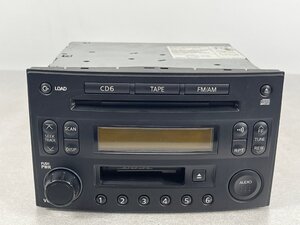 NISSAN BOSE PP-2525L Z33 フェアレディZ 純正 カー オーディオ 6CD カセットデッキ 当時物 日産 ボーズ 【ジャンク品】