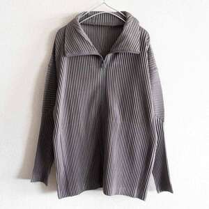 【美品】 HOMME PLISSE ISSEY MIYAKE【プリーツ ジャケット】 オムプリッセ イッセイミヤケ 2405291