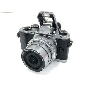 OLYMPUS オリンパス ミラーレスカメラ OM-D E-M10 レンズ 14-42mm 1:3.5-5.6 通電〇【DABE5044】