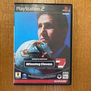 【送料無料】PS2ソフト　ワールドサッカー　ウイニングイレブン7